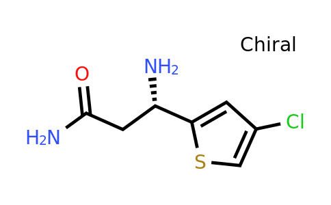 1568203-01-9 | (S)-3-Amino-3-(4-chlorothiophen-2-yl)propanamide