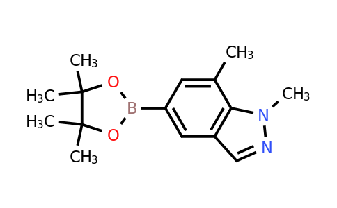 1572397-96-6 | 1,7-Dimethyl-5-(4,4,5,5-tetramethyl-1,3,2-dioxaborolan-2-yl)-1H-indazole