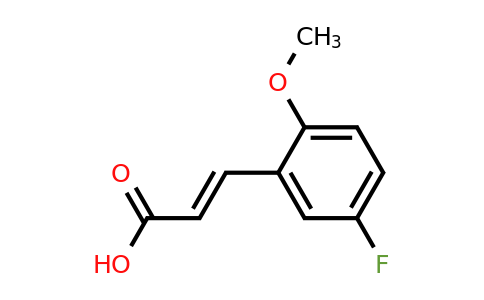 157518-45-1 | (E)-3-(5-fluoro-2-methoxyphenyl)acrylic acid