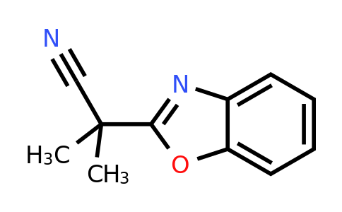 2-(Benzo[d]oxazol-2-yl)-2-methylpropanenitrile