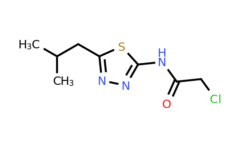 15777-46-5 | 2-Chloro-N-[5-(2-methylpropyl)-1,3,4-thiadiazol-2-yl]acetamide