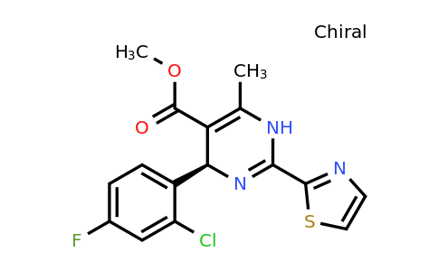 1579251-94-7 | Methyl (R)-4-(2-chloro-4-fluorophenyl)-6-methyl-2-(thiazol-2-yl)-1,4-dihydropyrimidine-5-carboxylate