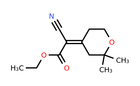 1581258-45-8 | Ethyl (2Z)-2-cyano-2-(tetrahydro-2,2-dimethyl-4H-pyran-4-ylidene)acetate