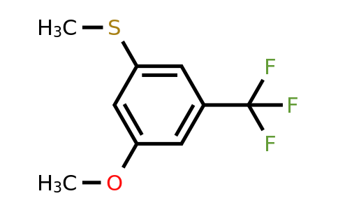(3-Methoxy-5-(trifluoromethyl)phenyl)(methyl)sulfane