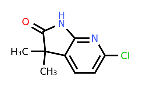 1581754-84-8 | 6-Chloro-3,3-dimethyl-1,3-dihydro-2H-pyrrolo[2,3-b]pyridin-2-one
