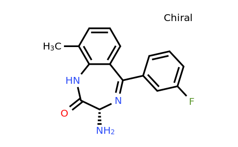 1584139-96-7 | (3S)-3-Amino-5-(3-fluorophenyl)-9-methyl-2,3-dihydro-1H-1,4-benzodiazepin-2-one