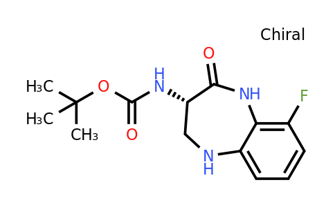 1584150-16-2 | (S)-tert-Butyl (9-fluoro-2-oxo-2,3,4,5-tetrahydro-1H-benzo[b][1,4]diazepin-3-yl)carbamate