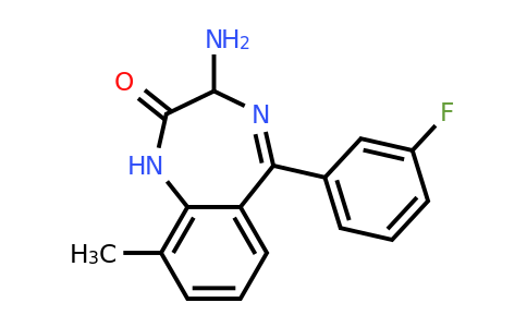 1584632-49-4 | 3-Amino-5-(3-fluorophenyl)-9-methyl-2,3-dihydro-1H-1,4-benzodiazepin-2-one