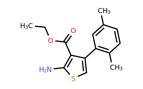 15854-09-8 | Ethyl 2-amino-4-(2,5-dimethylphenyl)thiophene-3-carboxylate