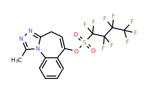 1588522-06-8 | 1-Methyl-4H-benzo[f][1,2,4]triazolo[4,3-a]azepin-6-yl 1,1,2,2,3,3,4,4,4-nonafluorobutane-1-sulfonate