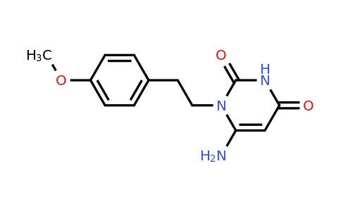 158893-37-9 | 6-Amino-1-(4-methoxyphenethyl)pyrimidine-2,4(1H,3H)-dione