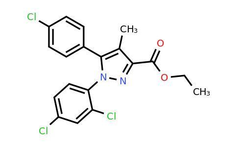 158941-22-1 | ethyl 5-(4-chlorophenyl)-1-(2,4-dichlorophenyl)-4-methyl-1H-pyrazole-3-carboxylate