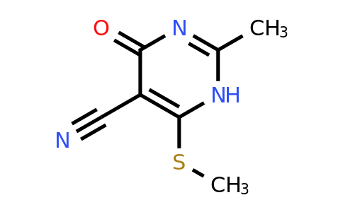 15908-63-1 | 2-Methyl-4-(methylthio)-6-oxo-1,6-dihydropyrimidine-5-carbonitrile