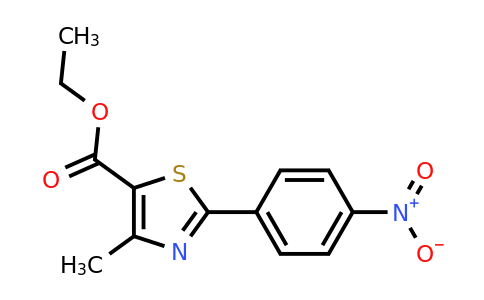 Ethyl 4-methyl-2-(4-nitrophenyl)thiazole-5-carboxylate