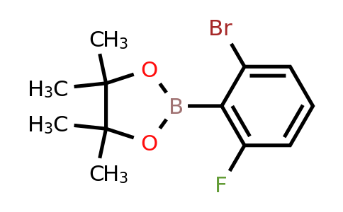 1595078-06-0 | 2-(2-Bromo-6-fluorophenyl)-4,4,5,5-tetramethyl-1,3,2-dioxaborolane