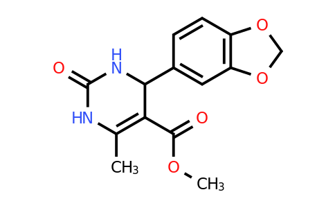 159587-53-8 | Methyl 4-(benzo[d][1,3]dioxol-5-yl)-6-methyl-2-oxo-1,2,3,4-tetrahydropyrimidine-5-carboxylate