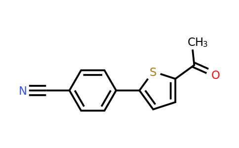 15961-47-4 | 4-(5-Acetylthiophen-2-yl)benzonitrile