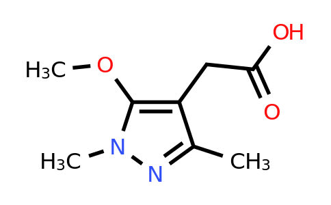 1596785-55-5 | 2-(5-methoxy-1,3-dimethyl-1H-pyrazol-4-yl)acetic acid