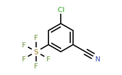 3-Chloro-5-(pentafluoro-λ6-sulfanyl)benzonitrile