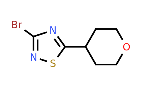 1600307-14-9 | 3-Bromo-5-(oxan-4-yl)-1,2,4-thiadiazole