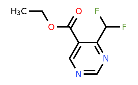 1600338-90-6 | 4-Difluoromethyl-pyrimidine-5-carboxylic acid ethyl ester