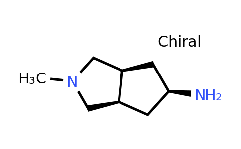 160080-13-7 | rel-(3aR,5r,6aS)-2-methyl-3,3a,4,5,6,6a-hexahydro-1H-cyclopenta[c]pyrrol-5-amine