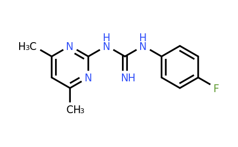 16018-65-8 | 1-(4,6-Dimethylpyrimidin-2-yl)-3-(4-fluorophenyl)guanidine