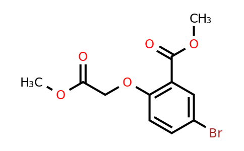 160668-28-0 | Methyl 5-bromo-2-(2-methoxy-2-oxoethoxy)benzoate