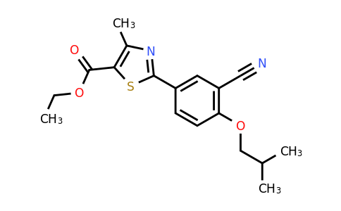 160844-75-7 | Ethyl 2-(3-cyano-4-isobutoxyphenyl)-4-methyl-5-thiazolecarboxylate