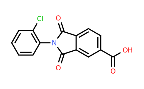 160878-86-4 | 2-(2-Chlorophenyl)-2,3-dihydro-1,3-dioxo-1H-isoindole-5-carboxylic acid