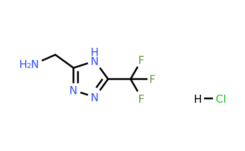 1609395-99-4 | (5-(Trifluoromethyl)-1H-1,2,4-triazol-3-yl)methanamine hydrochloride