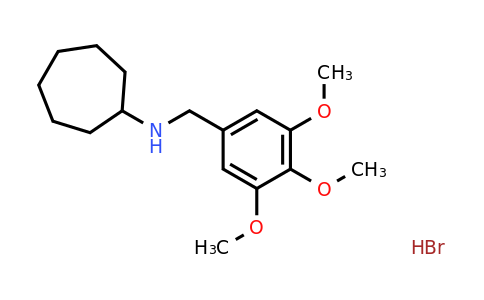 N-(3,4,5-trimethoxybenzyl)cycloheptanamine hydrobromide