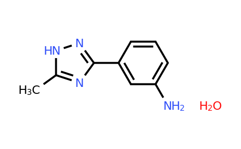 3-(5-Methyl-1H-1,2,4-triazol-3-yl)aniline hydrate