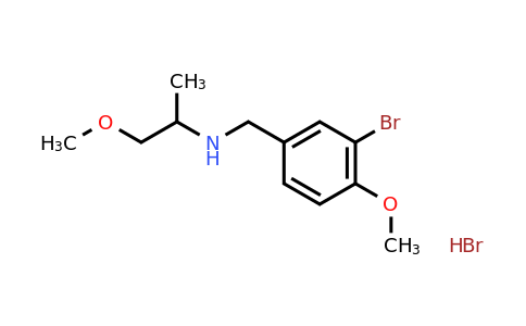 N-(3-bromo-4-methoxybenzyl)-1-methoxypropan-2-amine hydrobromide