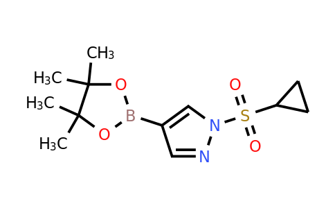 1612172-62-9 | 1-(Cyclopropanesulfonyl)-4-(tetramethyl-1,3,2-dioxaborolan-2-yl)-1H-pyrazole