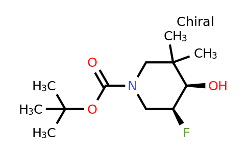 1612176-00-7 | cis-3-Fluoro-4-hydroxy-5,5-dimethylpiperidine-1-carboxylic acid tert-butyl ester