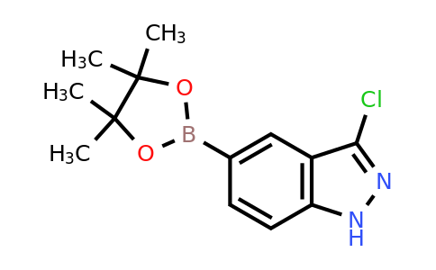 1613639-49-8 | 3-Chloro-5-(4,4,5,5-tetramethyl-1,3,2-dioxaborolan-2-yl)-1H-indazole