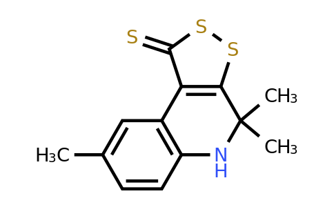 161370-60-1 | 4,4,8-Trimethyl-4,5-dihydro-1H-[1,2]dithiolo[3,4-c]quinoline-1-thione