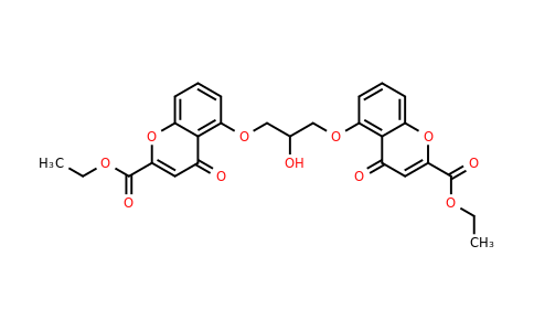 16150-45-1 | Diethyl 5,5'-((2-hydroxypropane-1,3-diyl)bis(oxy))bis(4-oxo-4H-chromene-2-carboxylate)