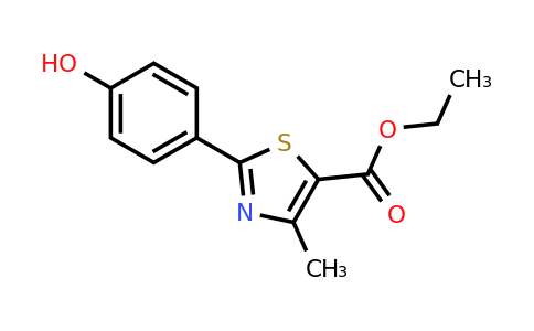 161797-99-5 | Ethyl 2-(4-hydroxyphenyl)-4-methylthiazole-5-carboxylate
