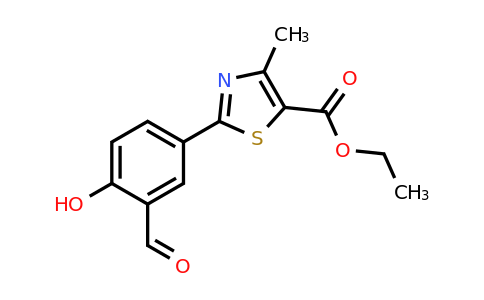 161798-01-2 | Ethyl 2-(3-formyl-4-hydroxyphenyl)-4-methylthiazole-5-carboxylate