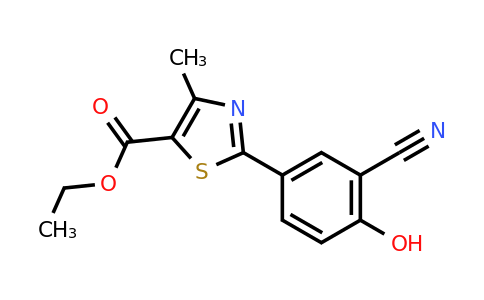 161798-02-3 | Ethyl 2-(3-cyano-4-hydroxyphenyl)-4-methylthiazole-5-carboxylate