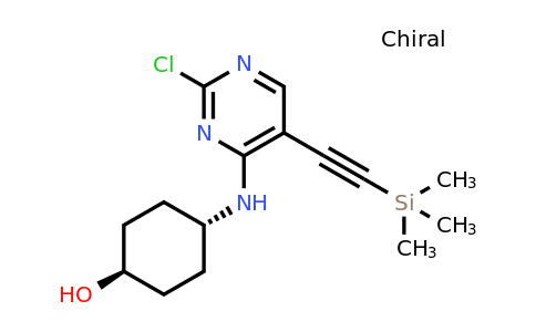 1621619-11-1 | Cyclohexanol, 4-[[2-chloro-5-[2-(trimethylsilyl)ethynyl]-4-pyrimidinyl]amino]-, trans-