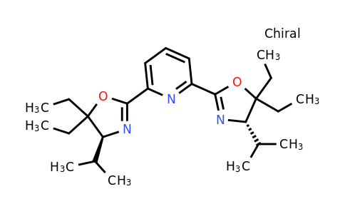 2,6-Bis[(4S)-5,5-diethyl-4,5-dihydro-4-(1-methylethyl)-2-oxazolyl]pyridine
