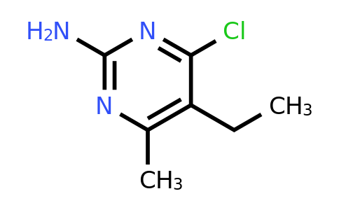 162272-59-5 | 4-Chloro-5-ethyl-6-methylpyrimidin-2-amine