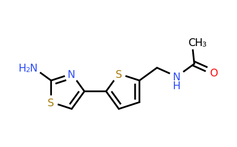 162277-86-3 | n-{[5-(2-amino-1,3-thiazol-4-yl)thiophen-2-yl]methyl}acetamide