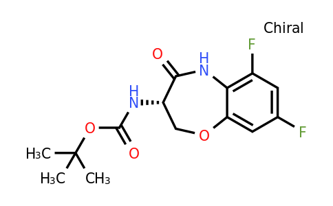 1622852-89-4 | (S)-tert-Butyl (6,8-difluoro-4-oxo-2,3,4,5-tetrahydrobenzo[b][1,4]oxazepin-3-yl)carbamate
