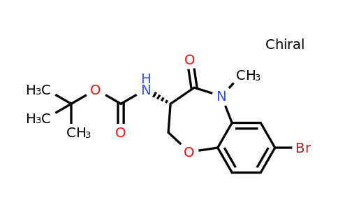 1622853-07-9 | (S)-tert-Butyl (7-bromo-5-methyl-4-oxo-2,3,4,5-tetrahydrobenzo[b][1,4]oxazepin-3-yl)carbamate