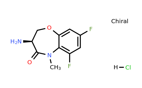 1622855-46-2 | (S)-3-Amino-6,8-difluoro-5-methyl-2,3-dihydrobenzo[b][1,4]oxazepin-4(5H)-one hydrochloride