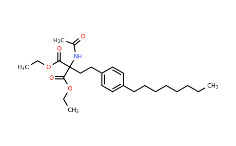 162358-08-9 | diethyl 2-acetamido-2-(4-octylphenethyl)malonate